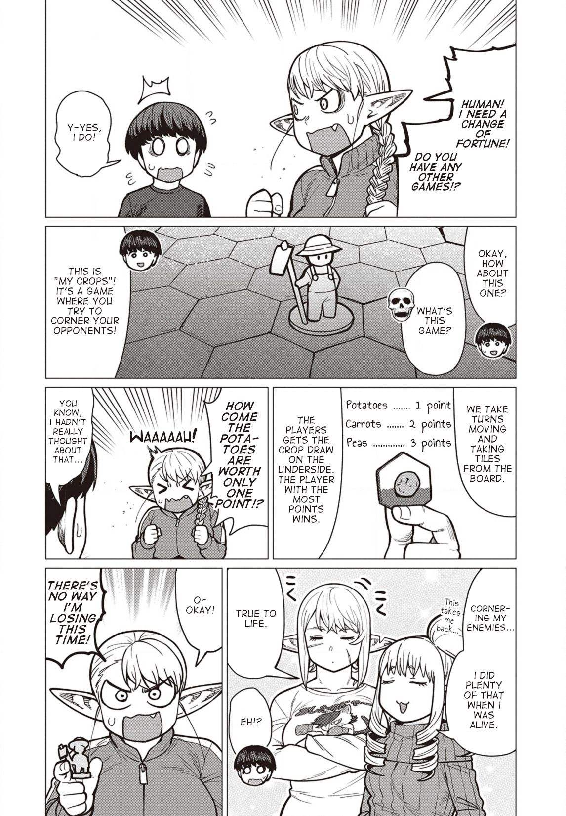 Elf-san wa Yaserarenai. chapter 36 page 11
