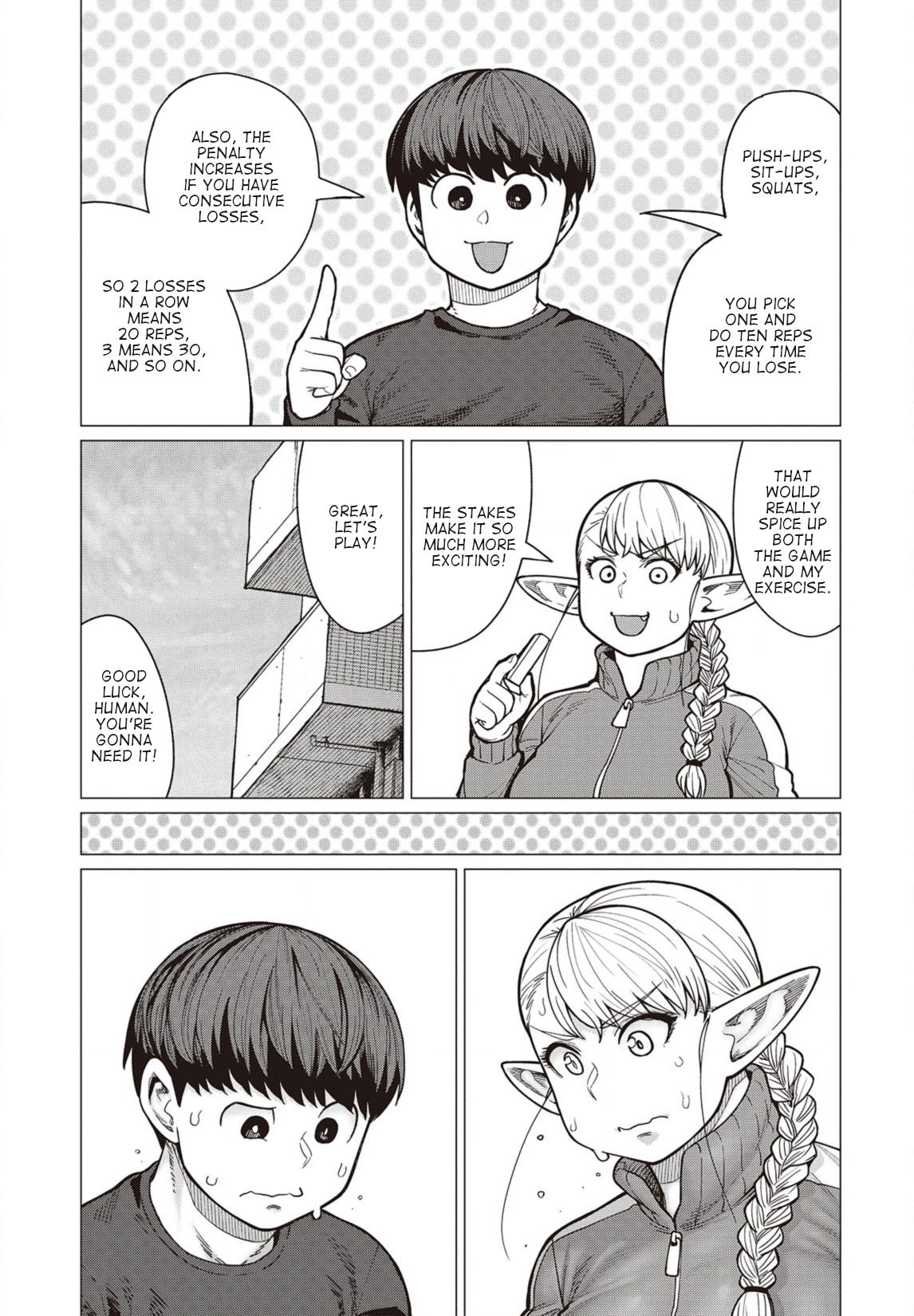Elf-san wa Yaserarenai. chapter 36 page 4