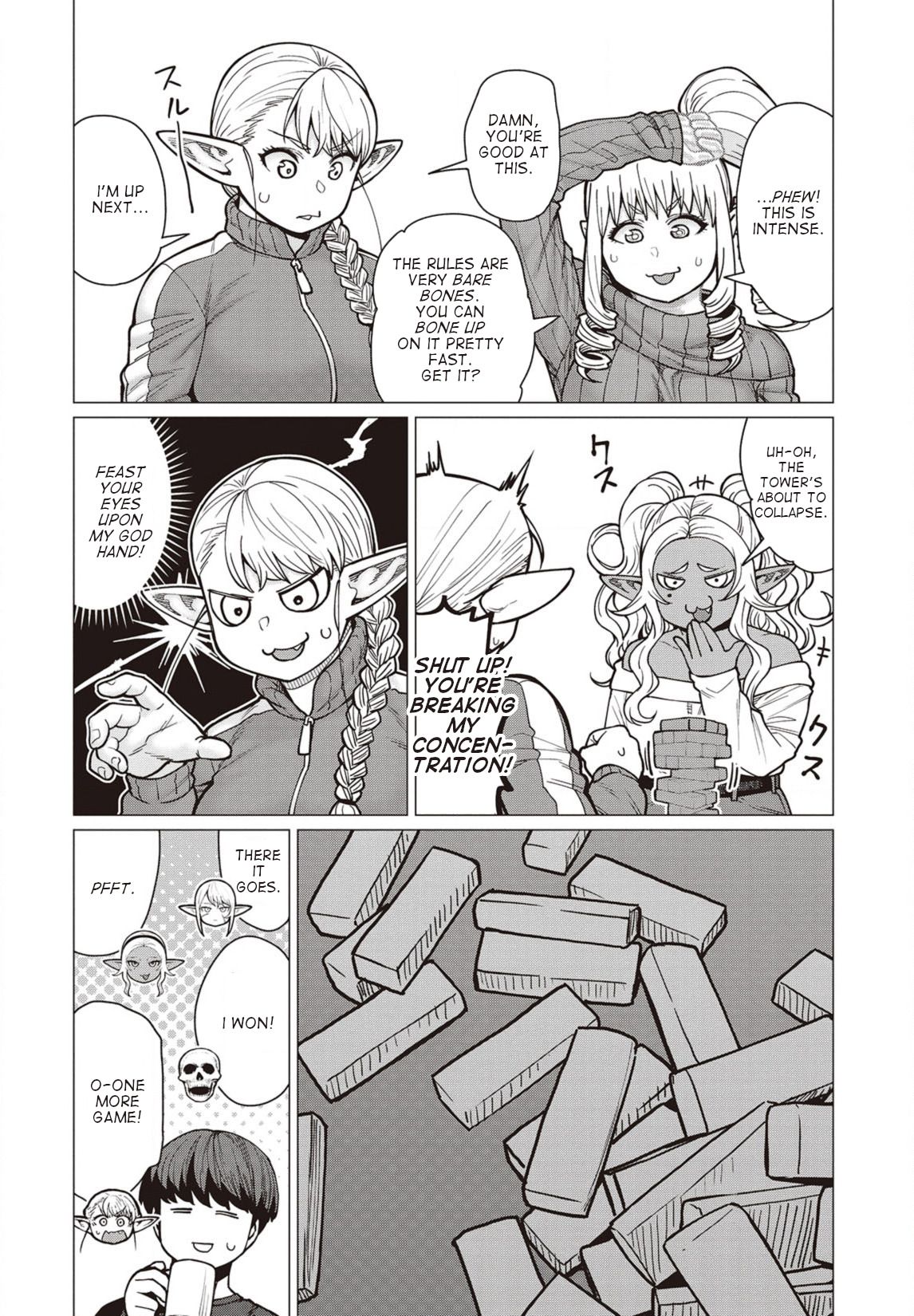 Elf-san wa Yaserarenai. chapter 36 page 9
