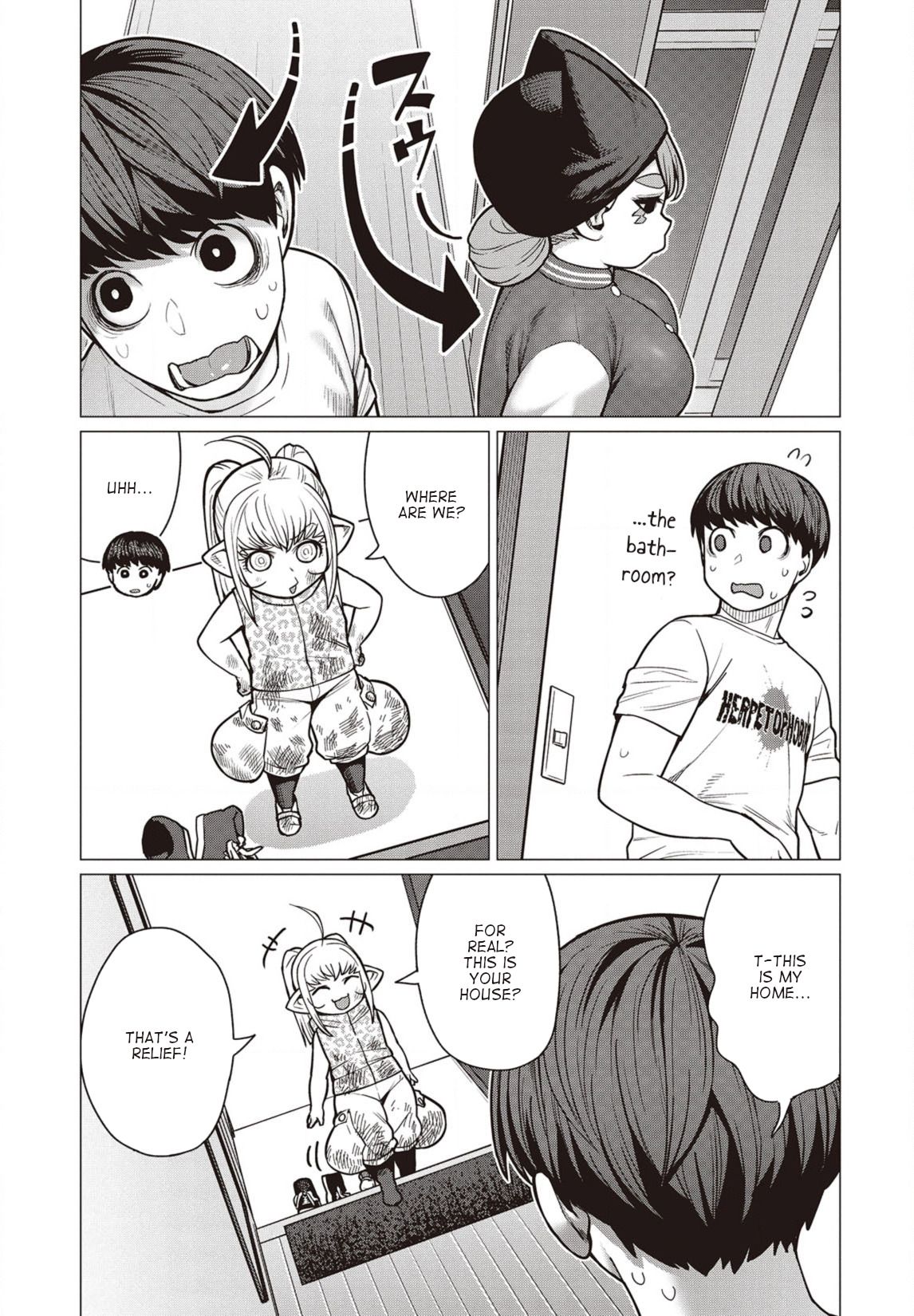 Elf-san wa Yaserarenai. chapter 39 page 4