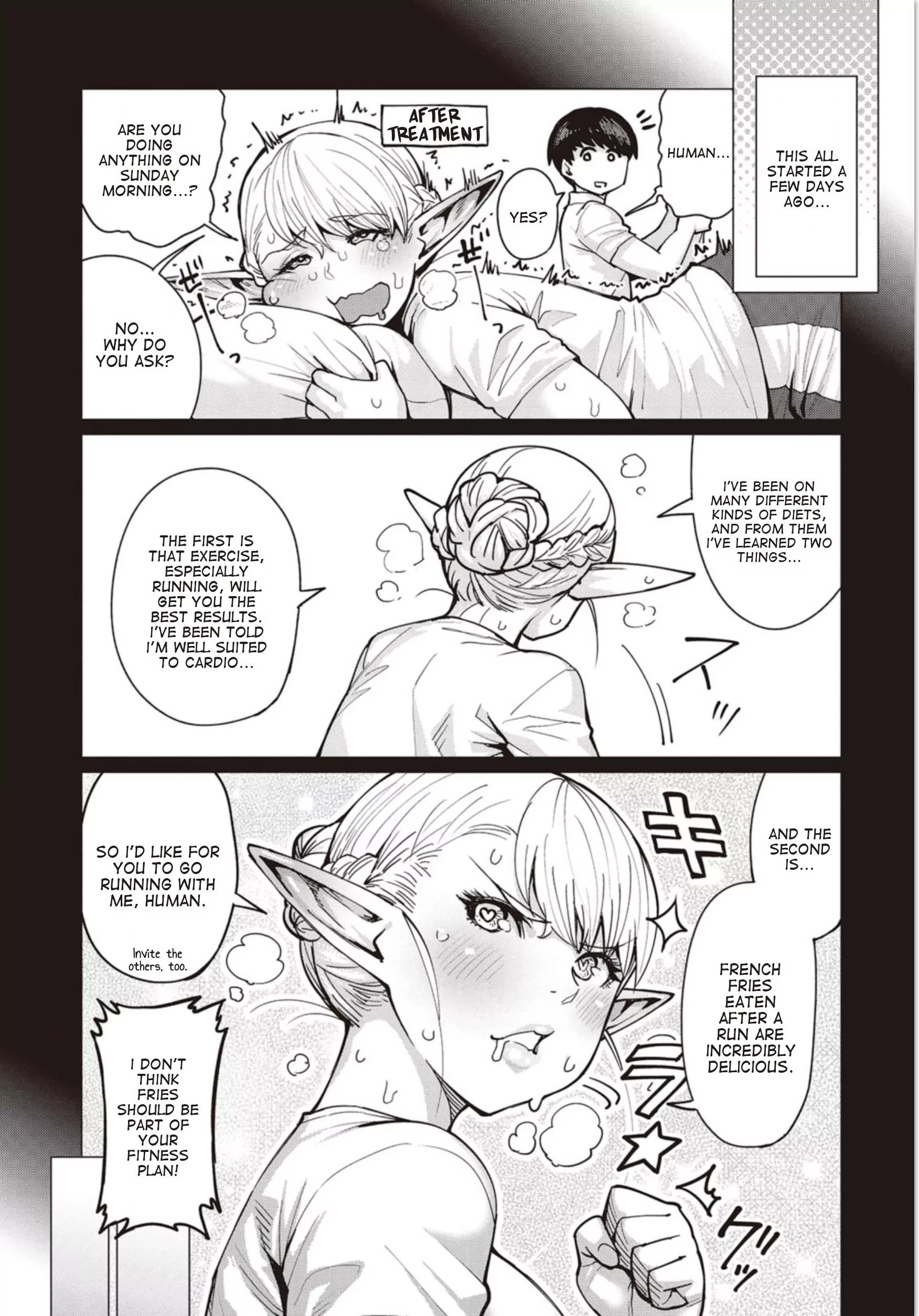 Elf-san wa Yaserarenai. chapter 6 page 2