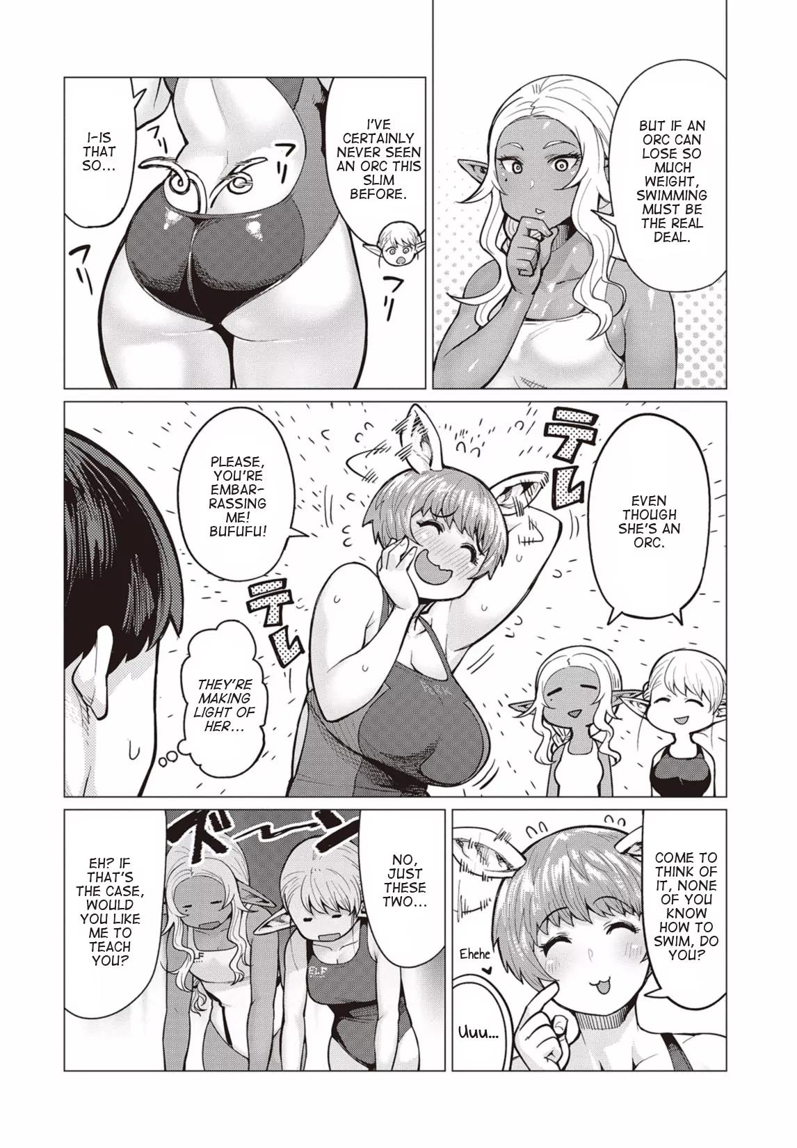 Elf-san wa Yaserarenai. chapter 7 page 21