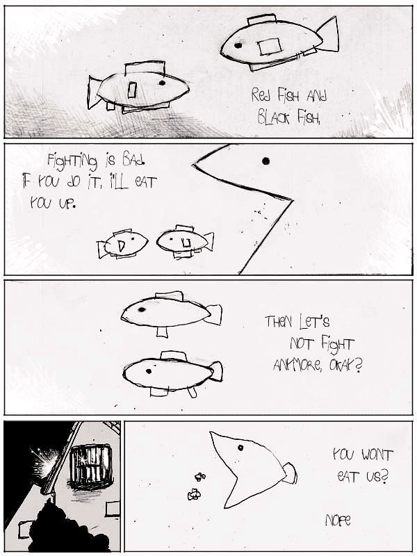 End of Goldfish Kingdom chapter 1 page 28