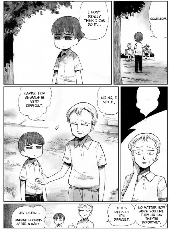 End of Goldfish Kingdom chapter 9 page 74