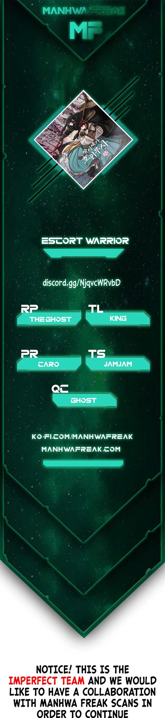 Escort Warrior chapter 187 page 1