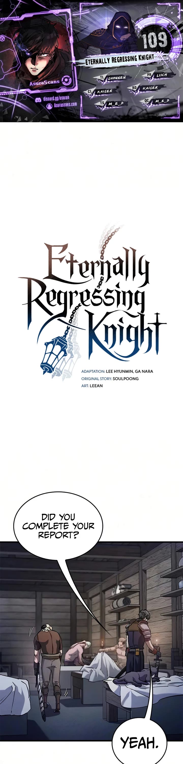 Eternally Regressing Knight chapter 109 page 1