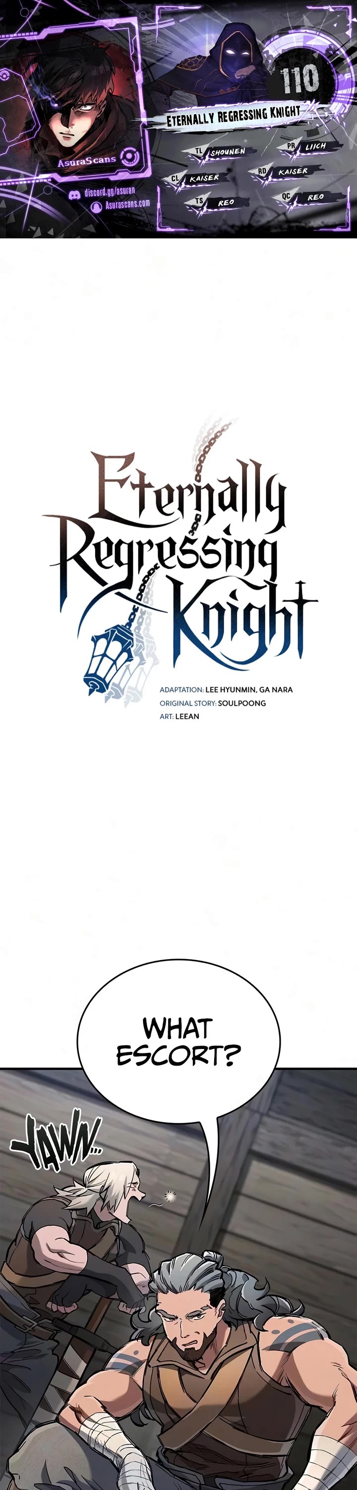 Eternally Regressing Knight chapter 110 page 1