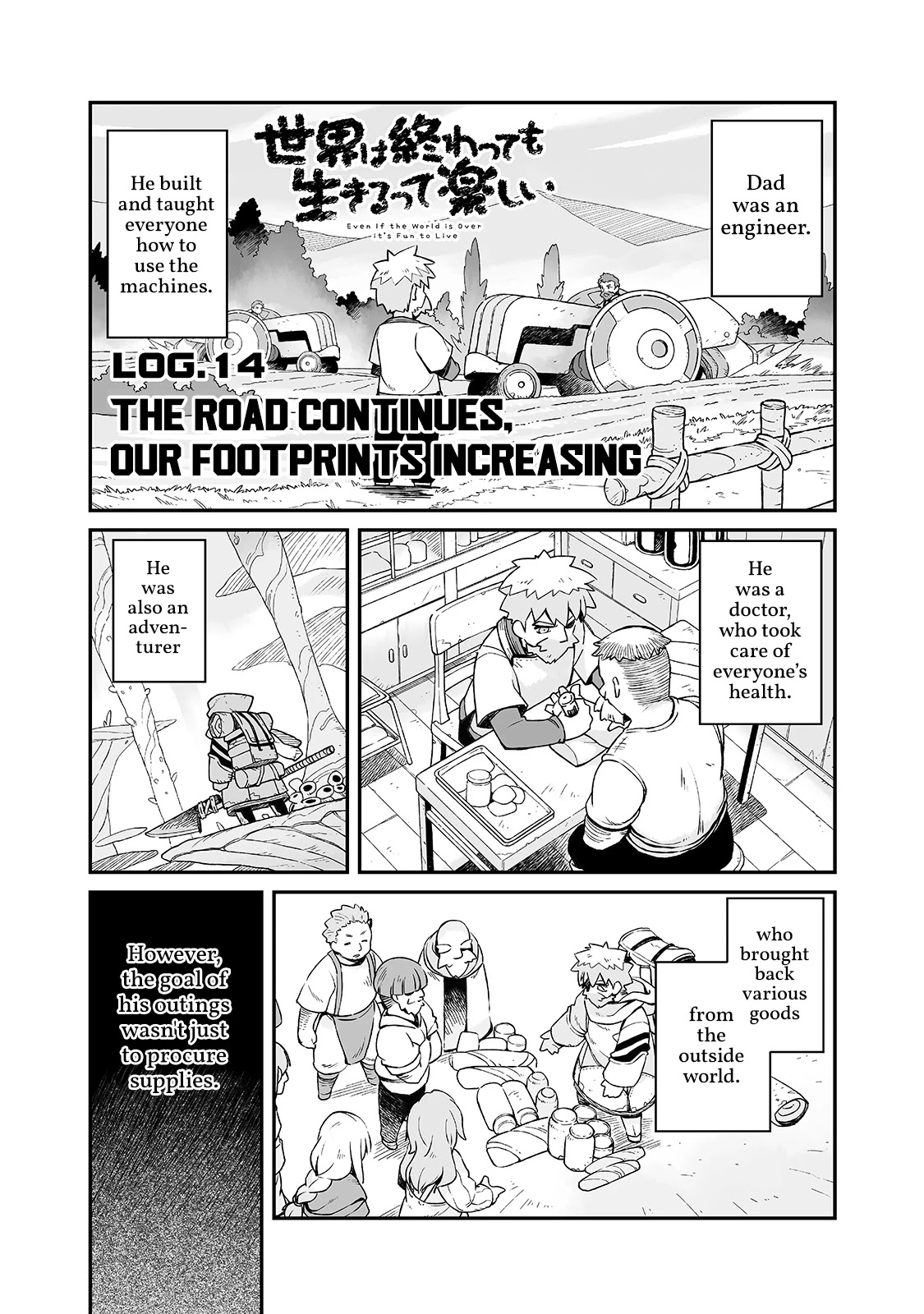 Even If the World is Over it's Fun to Live chapter 14 page 1