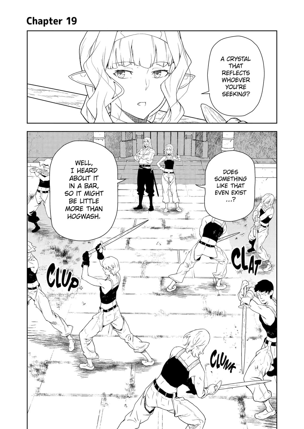 Even the Elf Captain Wants to be a Maiden chapter 19 page 1