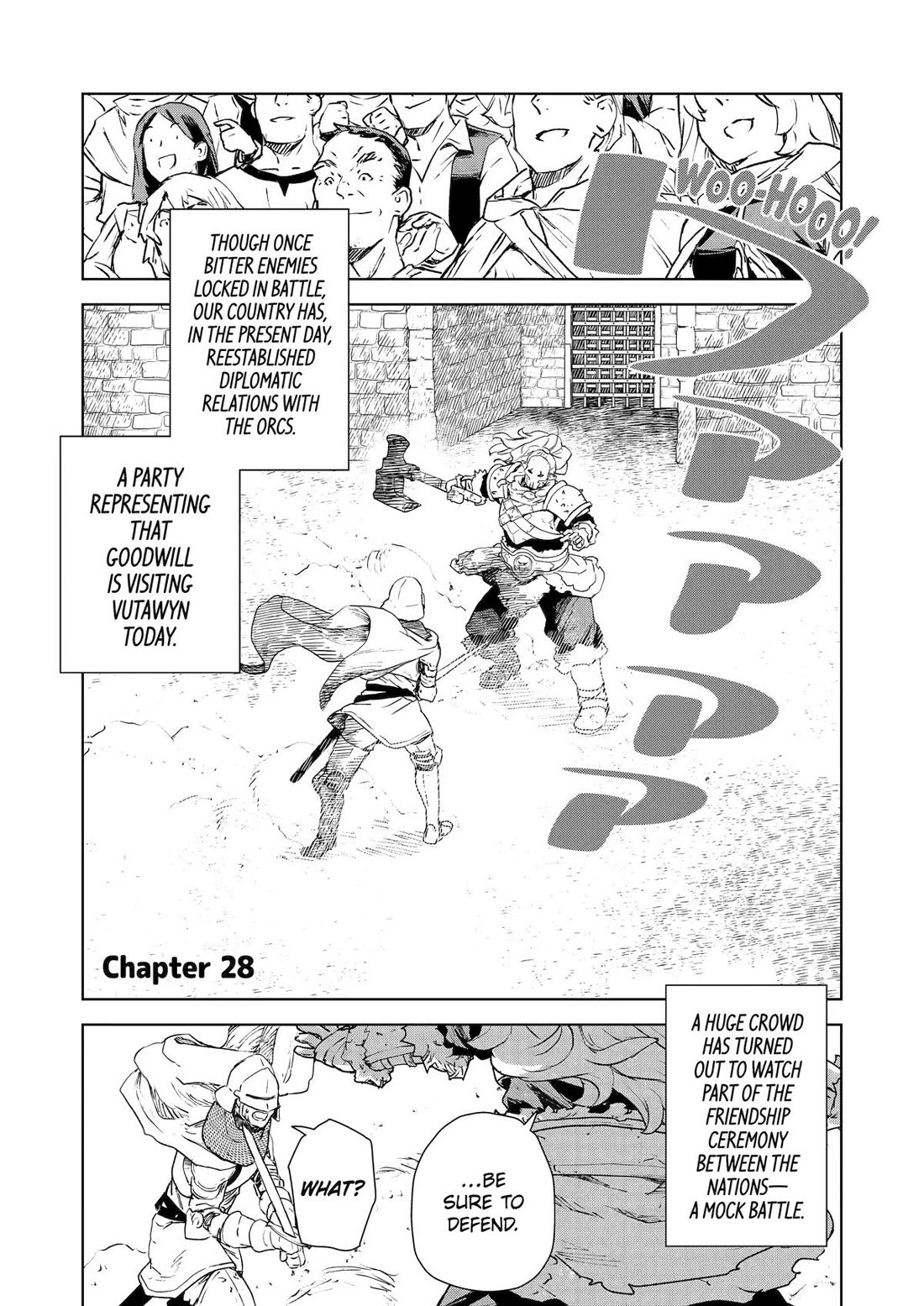 Even the Elf Captain Wants to be a Maiden chapter 28 page 1