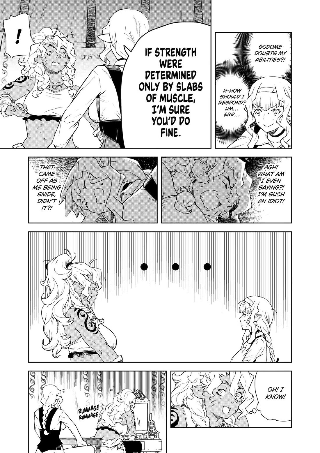 Even the Elf Captain Wants to be a Maiden chapter 28 page 9