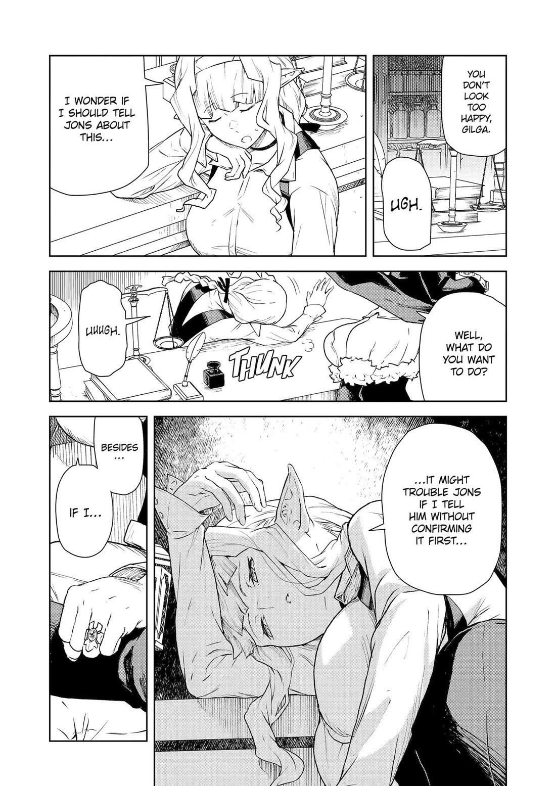 Even the Elf Captain Wants to be a Maiden chapter 30 page 9