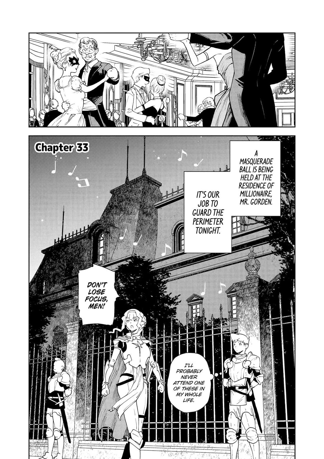 Even the Elf Captain Wants to be a Maiden chapter 33 page 1