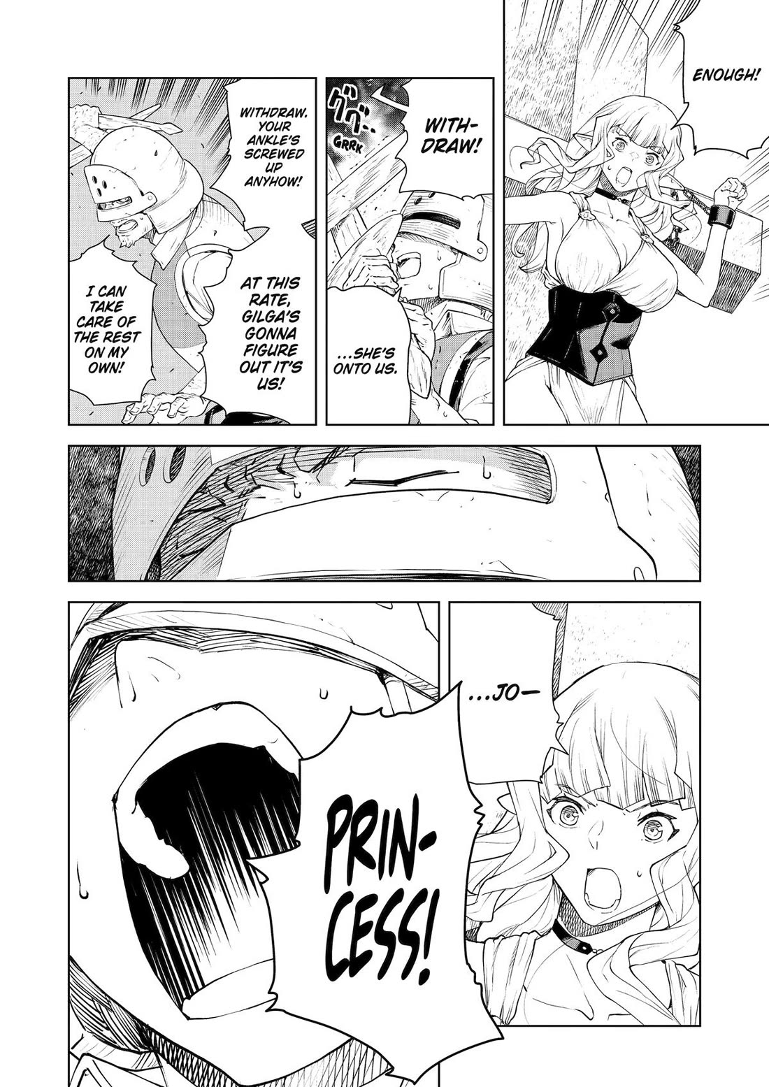 Even the Elf Captain Wants to be a Maiden chapter 40 page 8