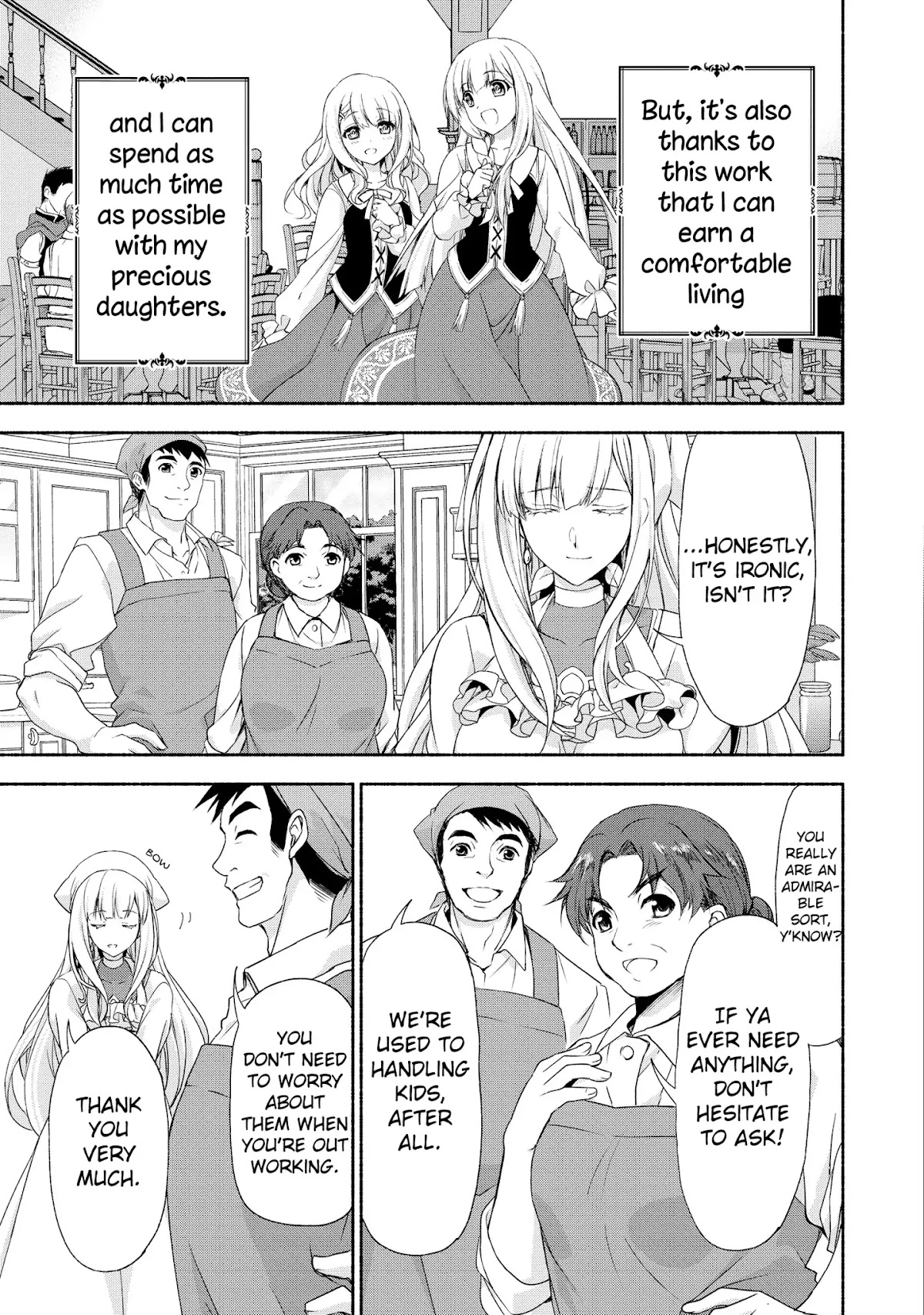 Even Though I’m a Former Noble and a Single Mother, My Daughters Are Too Cute and Working as an Adventurer Isn’t Too Much of a Hassle chapter 1 page 8