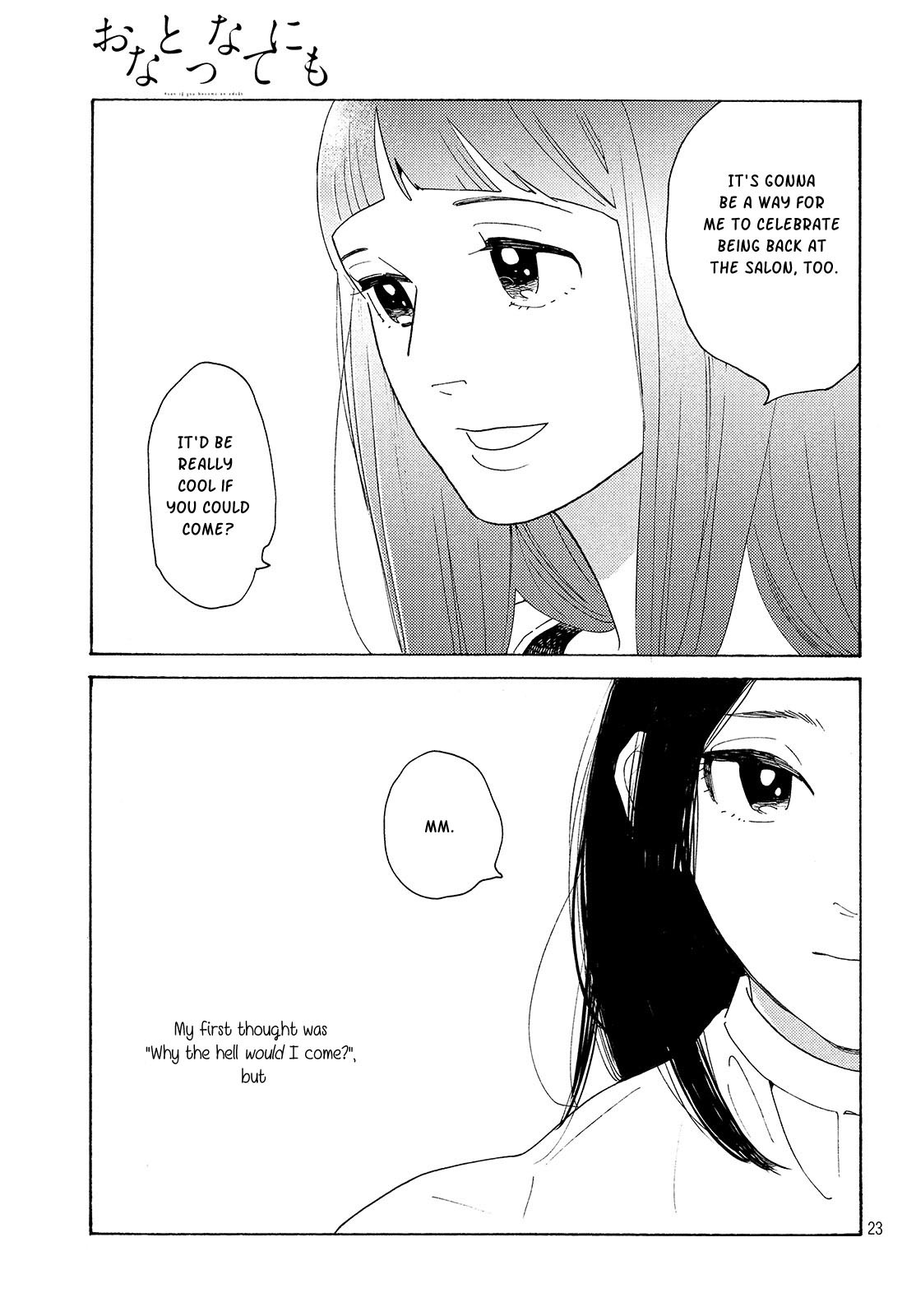 Even Though We're Adults chapter 4 page 23