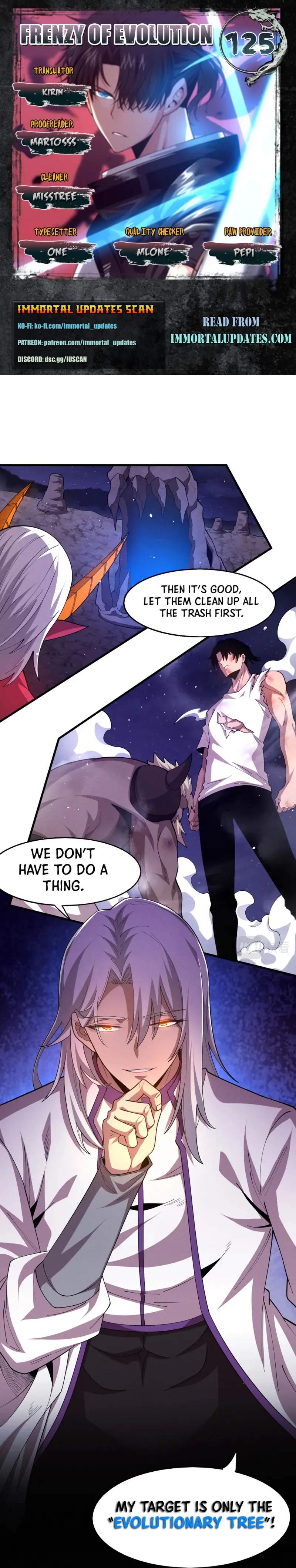 Evolution frenzy chapter 125 page 1