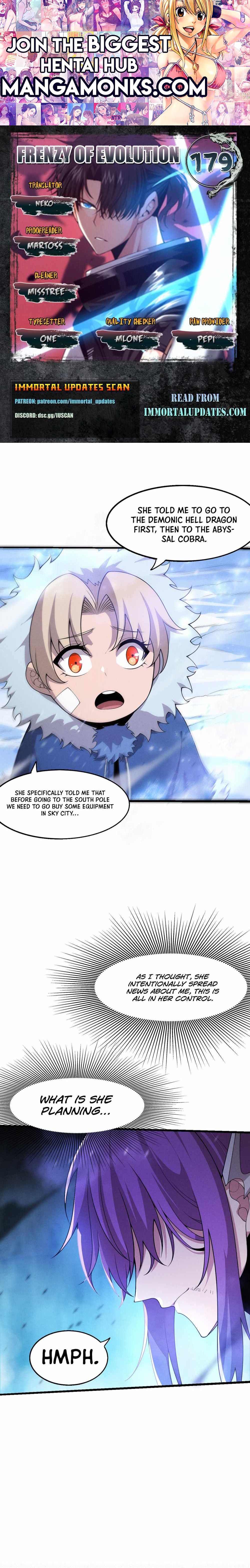 Evolution frenzy chapter 179 page 1