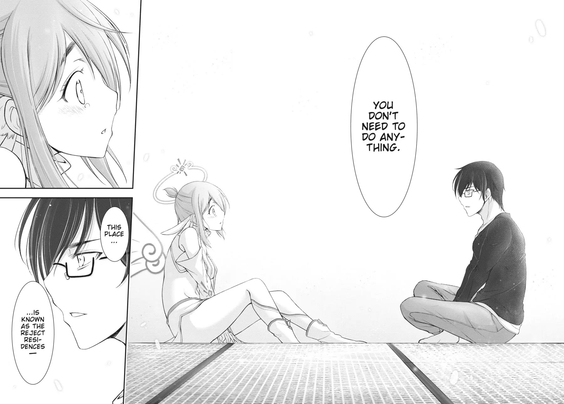 Excellent Property, Rejects for Residents: Baths, Lavatories, and Angels Are Communal chapter 1 page 54