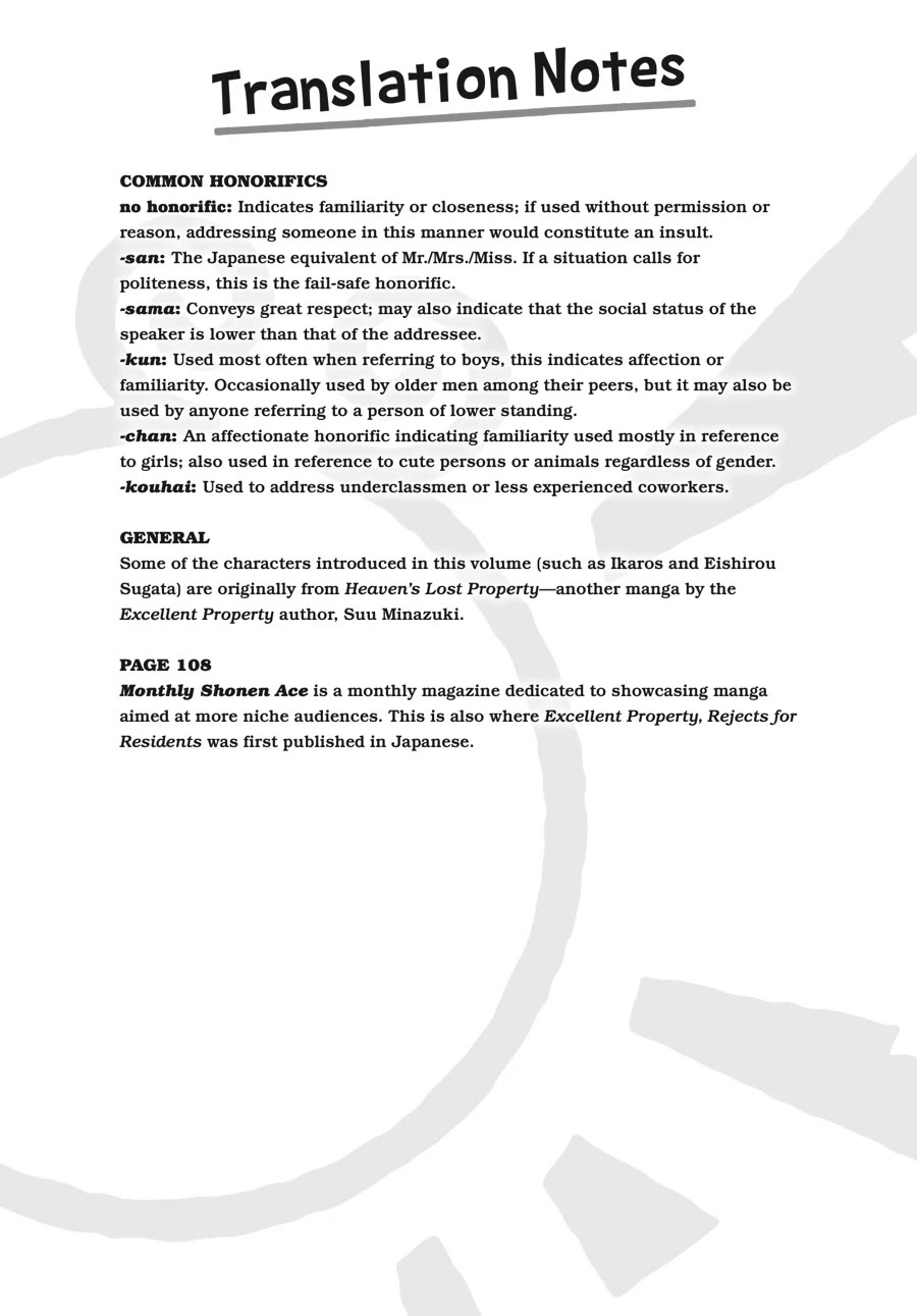 Excellent Property, Rejects for Residents: Baths, Lavatories, and Angels Are Communal chapter 17 page 43