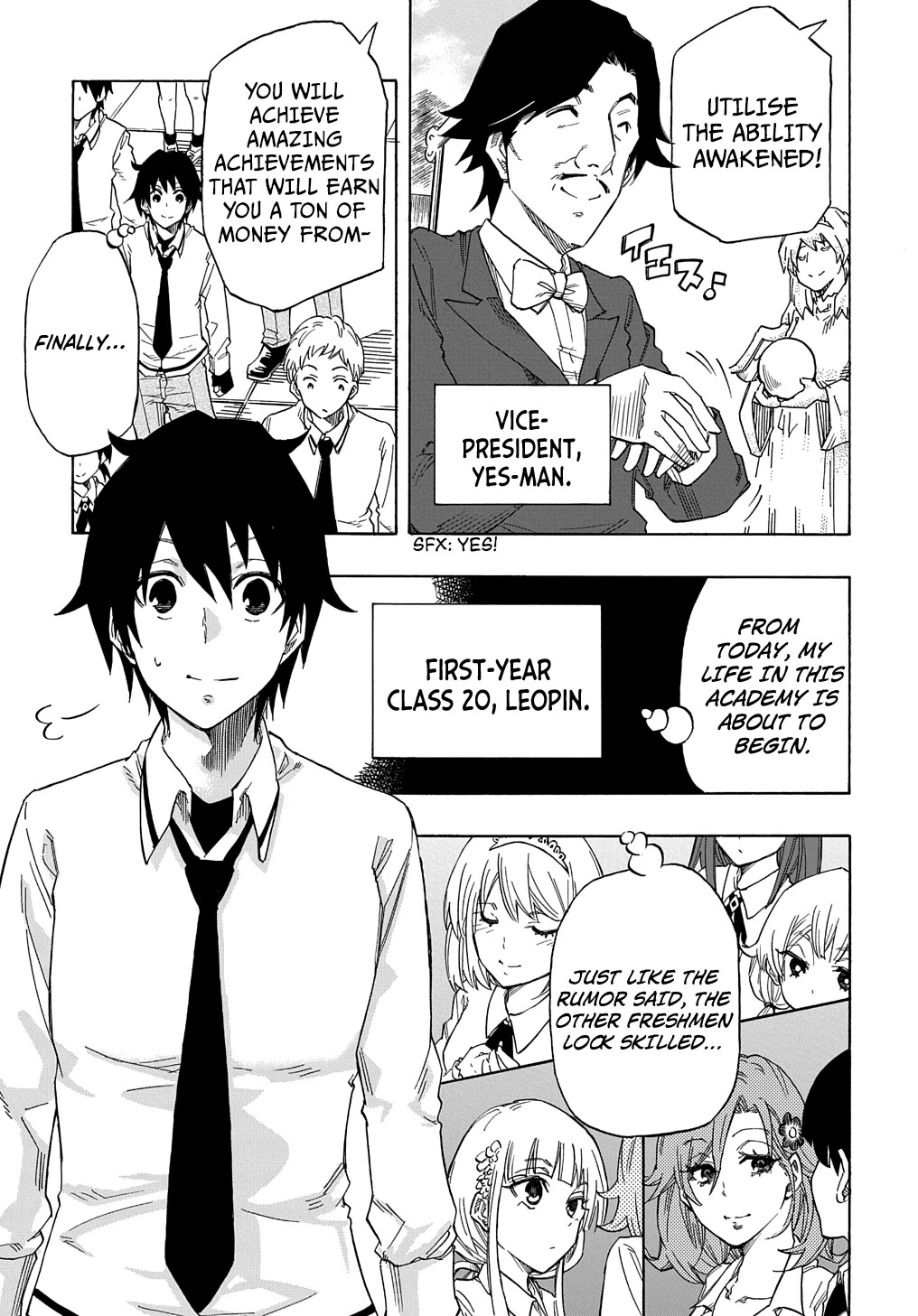 Exiled in a Class Trial for Poor Dexterity chapter 1 page 4