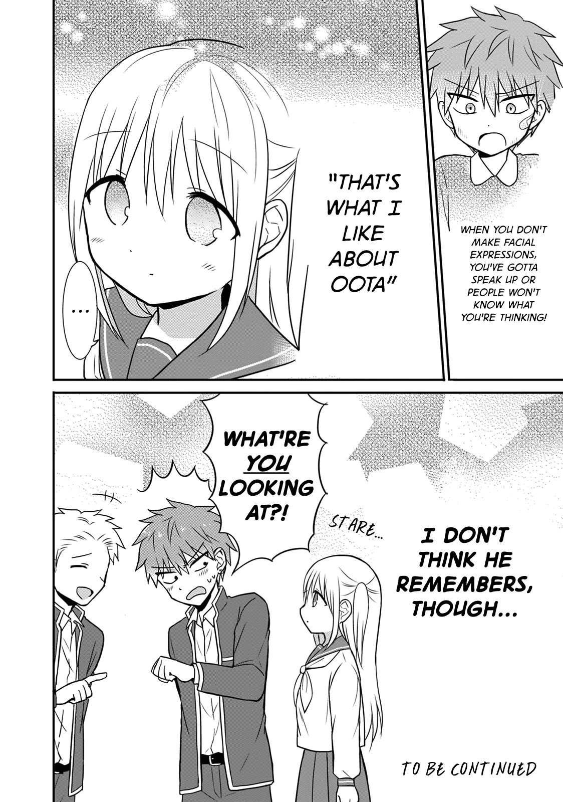 Expressionless Face Girl and Emotional Face Boy chapter 13.5 page 8