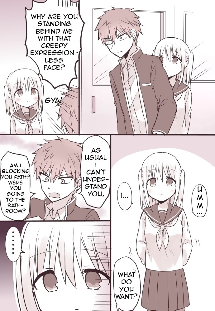 Expressionless Face Girl and Emotional Face Boy chapter 3.5 page 2