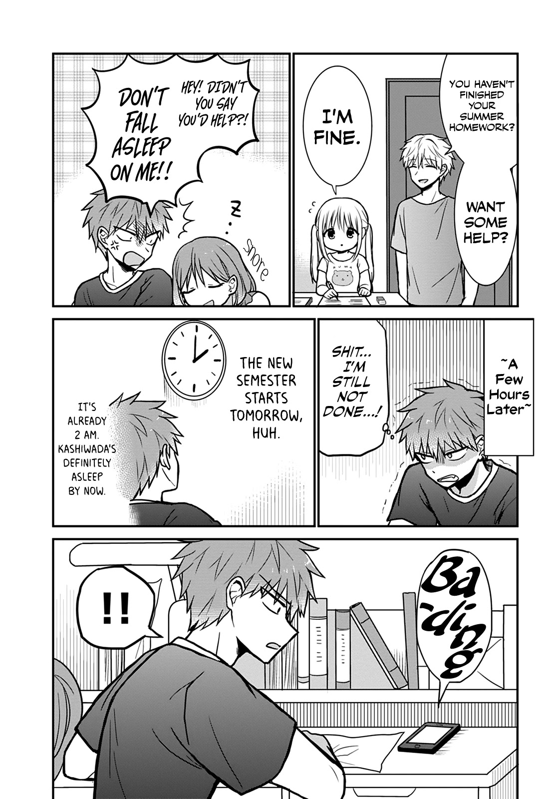 Expressionless Face Girl and Emotional Face Boy chapter 37.5 page 4