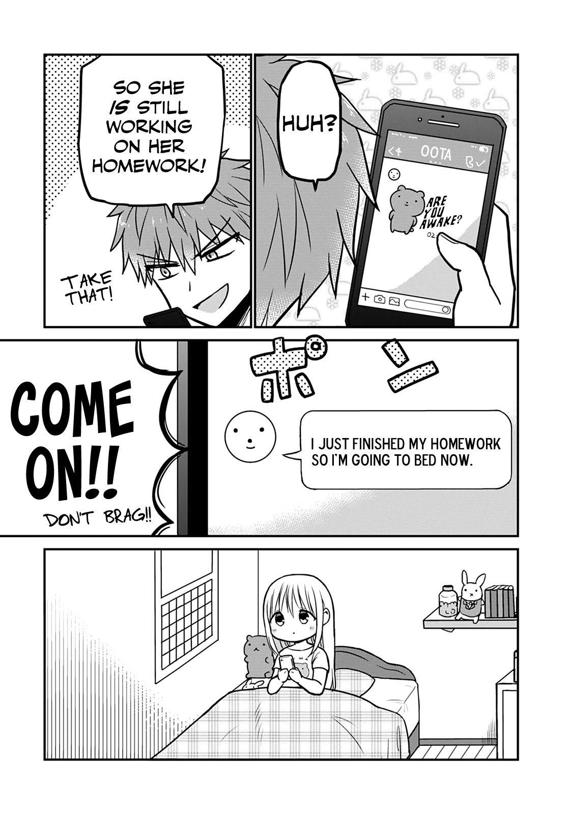 Expressionless Face Girl and Emotional Face Boy chapter 37.5 page 5