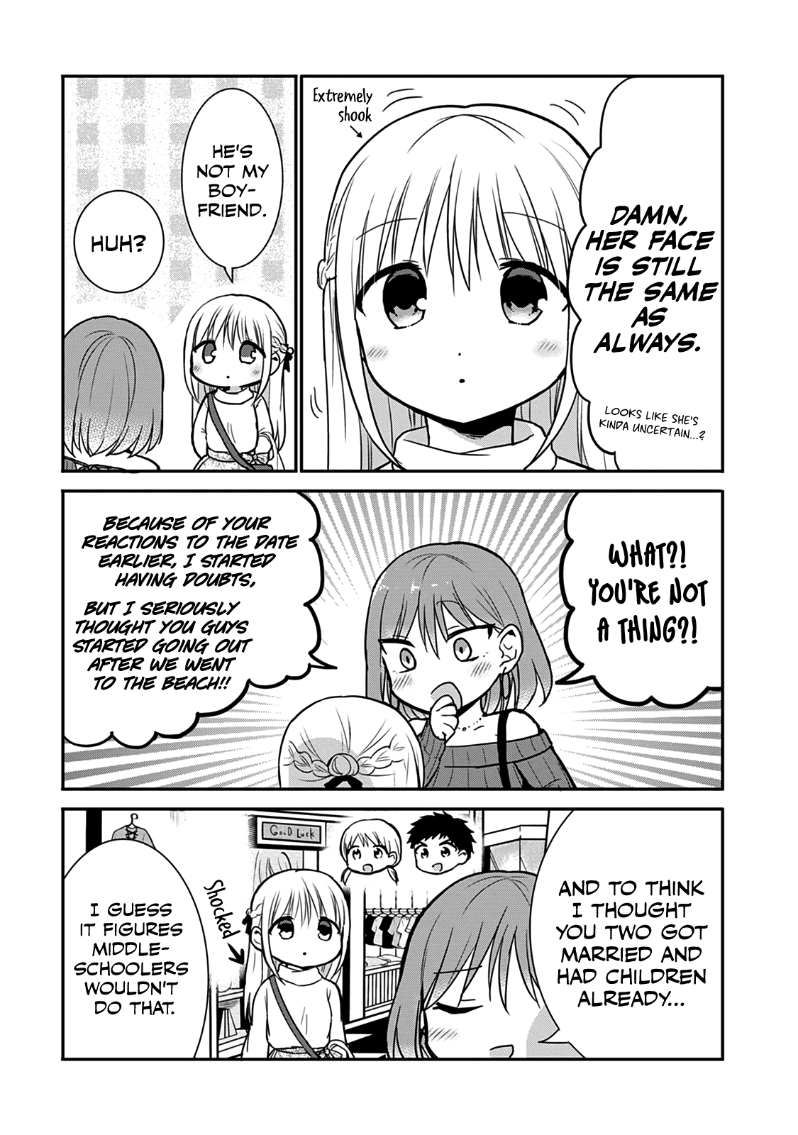 Expressionless Face Girl and Emotional Face Boy chapter 63.5 page 5