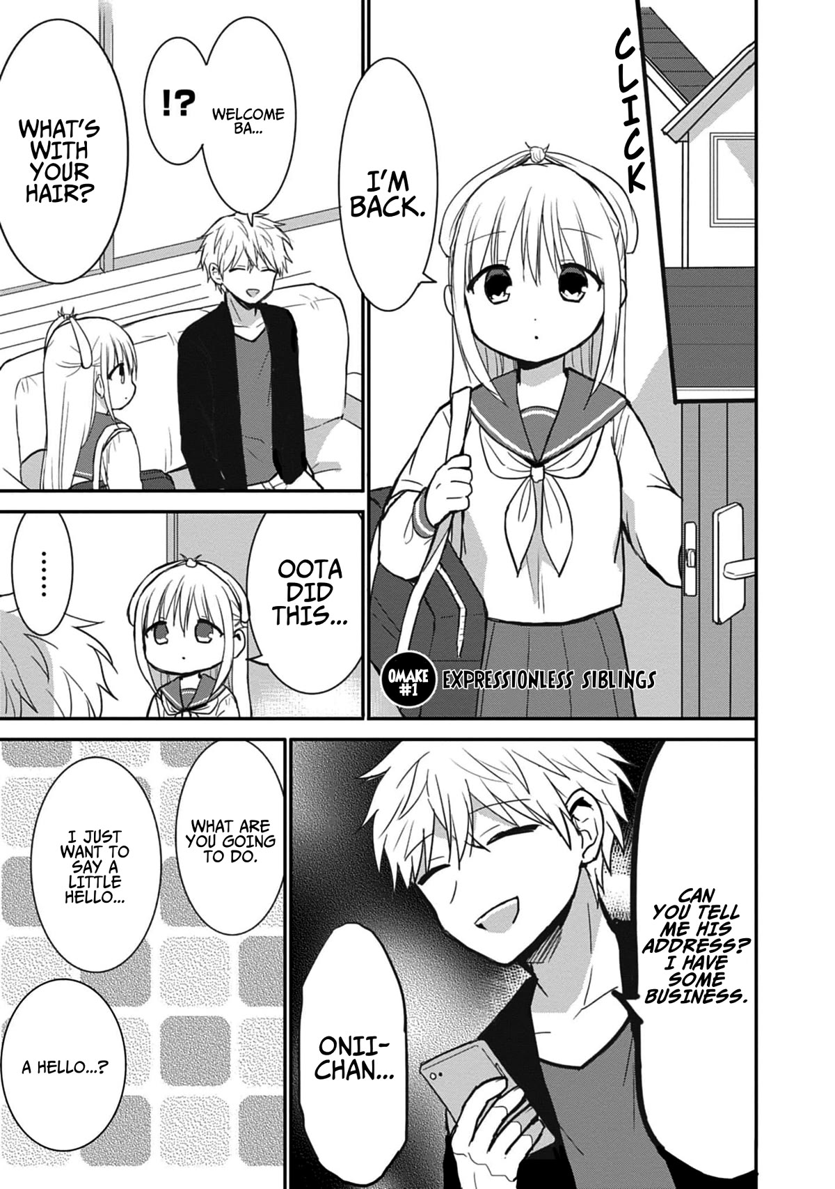 Expressionless Face Girl and Emotional Face Boy chapter 75.5 page 10