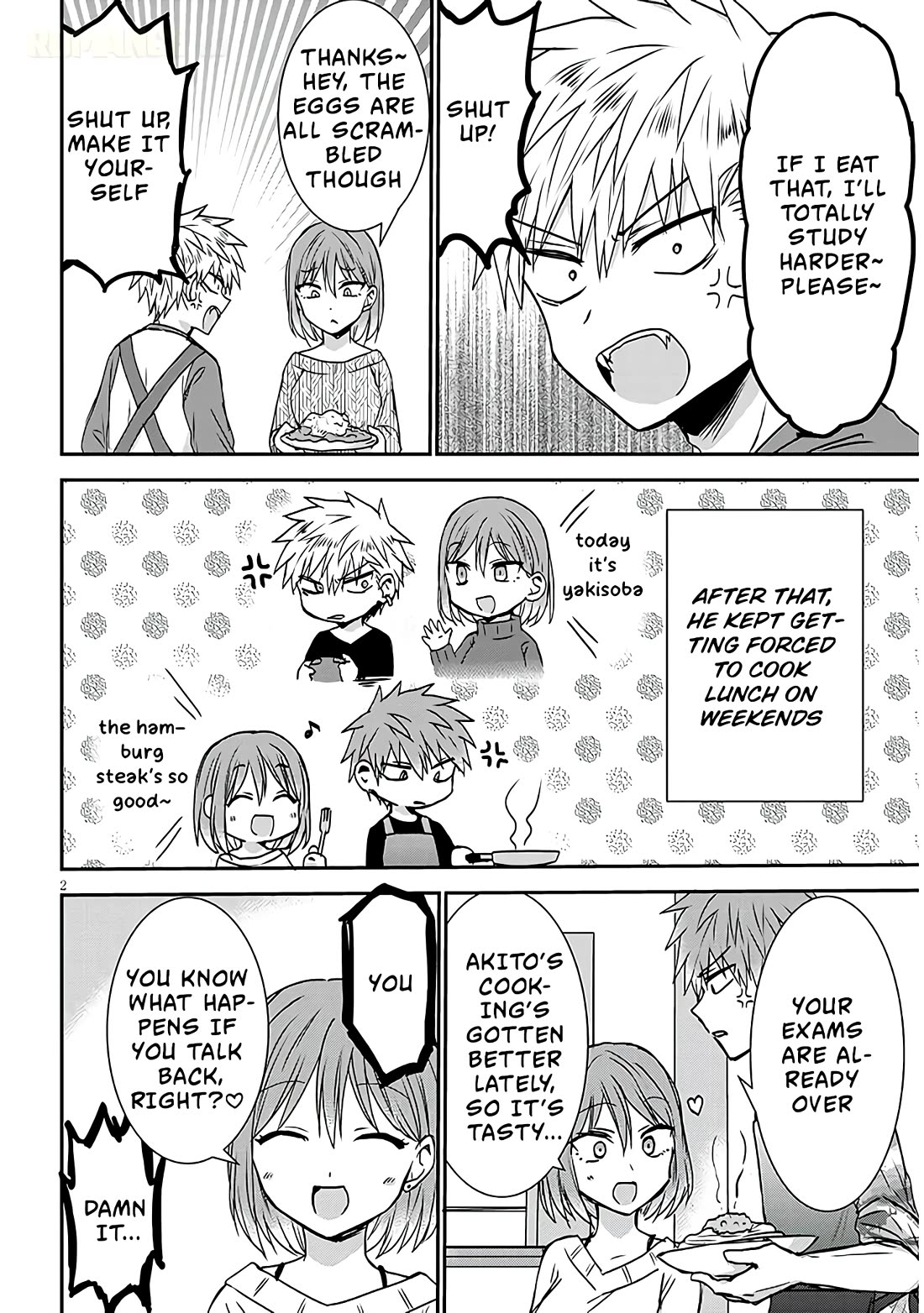 Expressionless Kashiwada-san and Emotional Oota-kun + chapter 14 page 3