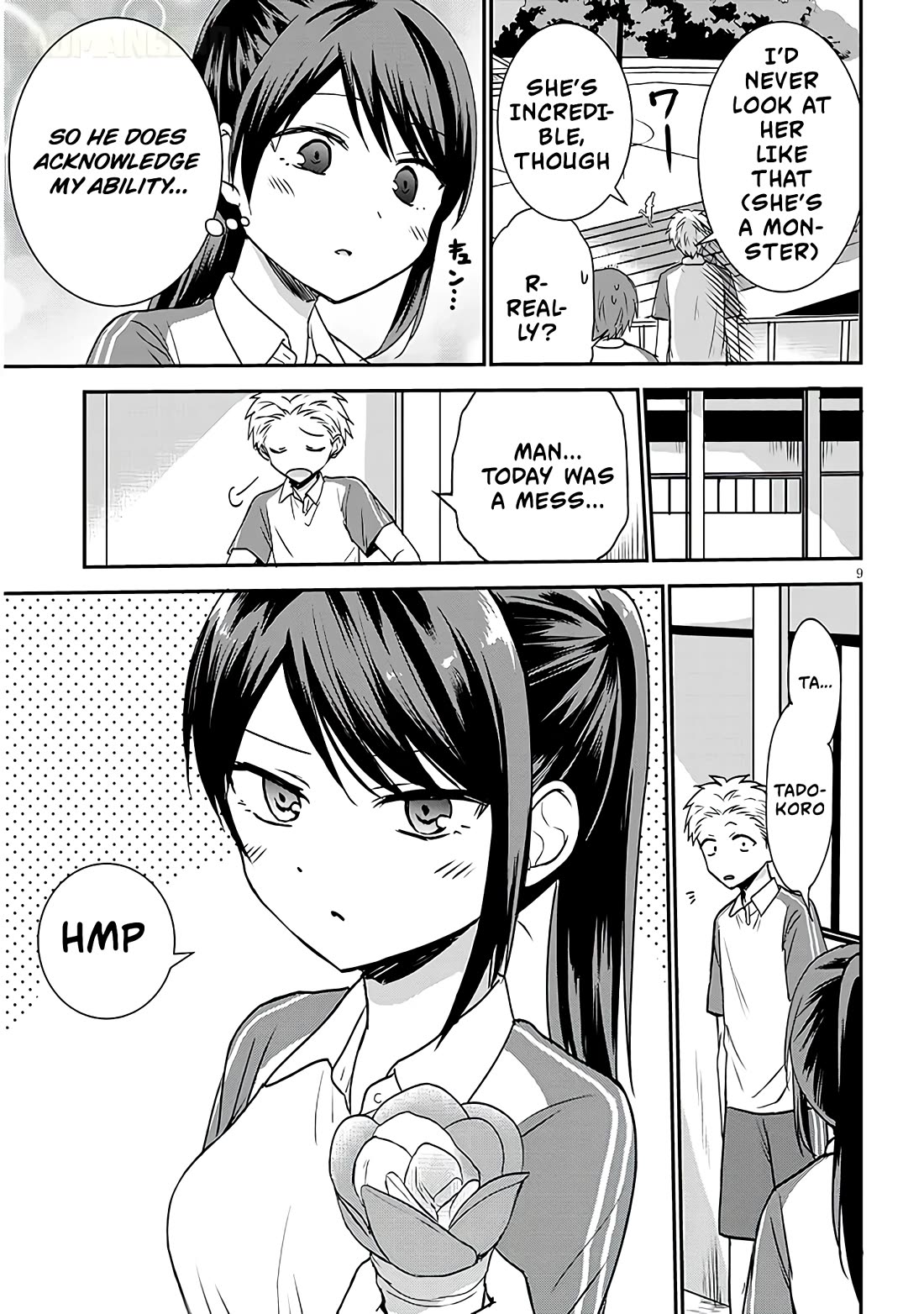 Expressionless Kashiwada-san and Emotional Oota-kun + chapter 15 page 10