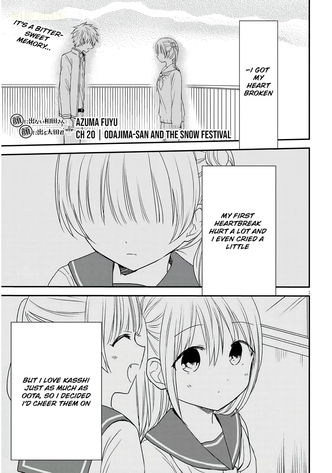 Expressionless Kashiwada-san and Emotional Oota-kun + chapter 20 page 2