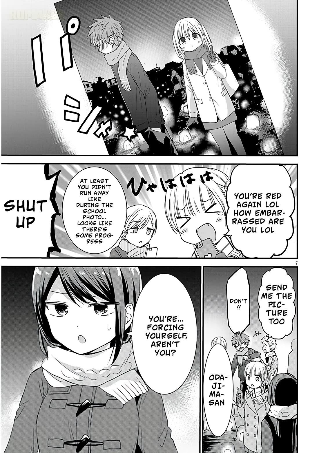 Expressionless Kashiwada-san and Emotional Oota-kun + chapter 21 page 8
