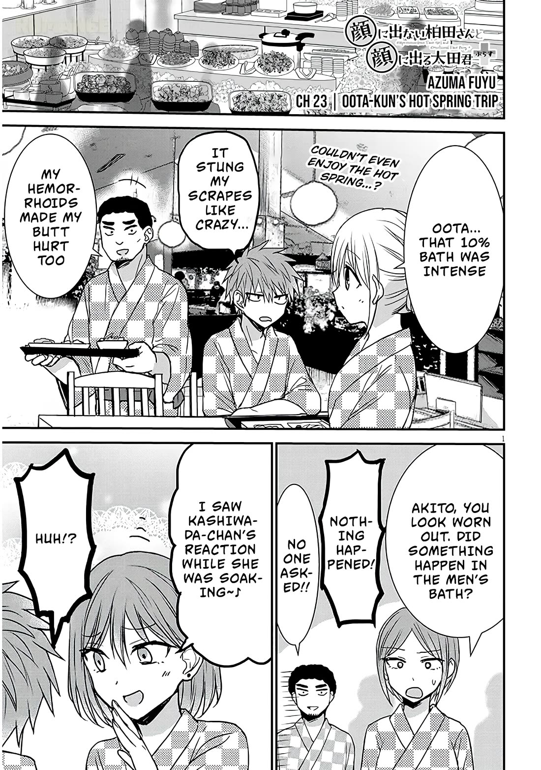Expressionless Kashiwada-san and Emotional Oota-kun + chapter 23 page 2