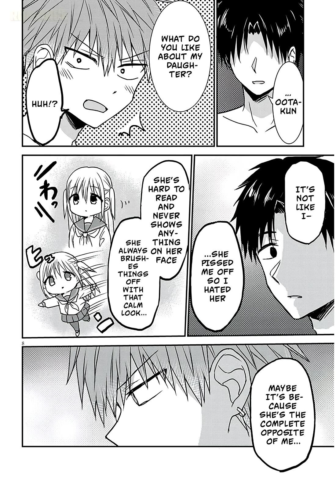 Expressionless Kashiwada-san and Emotional Oota-kun + chapter 23 page 9