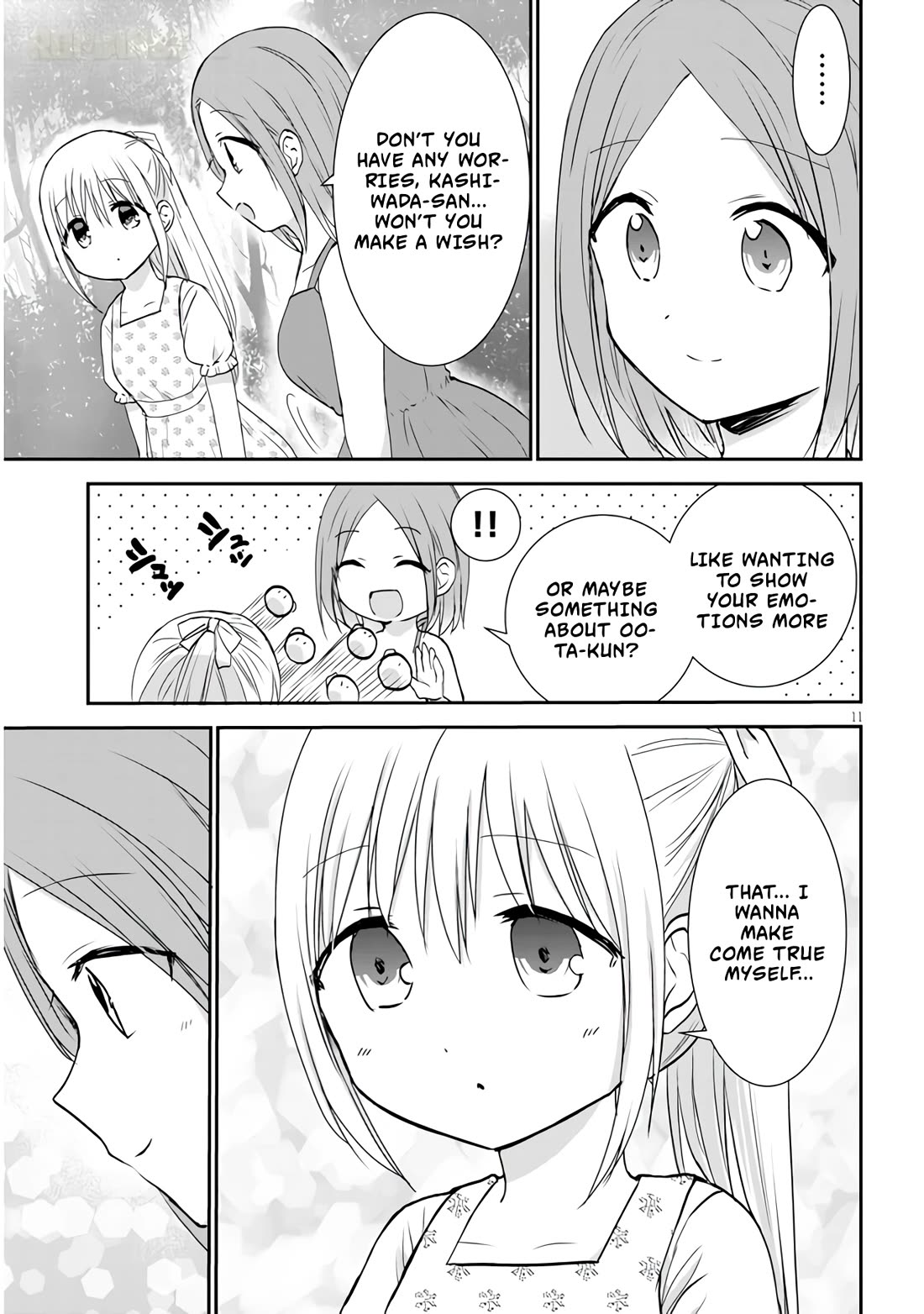 Expressionless Kashiwada-san and Emotional Oota-kun + chapter 5 page 12