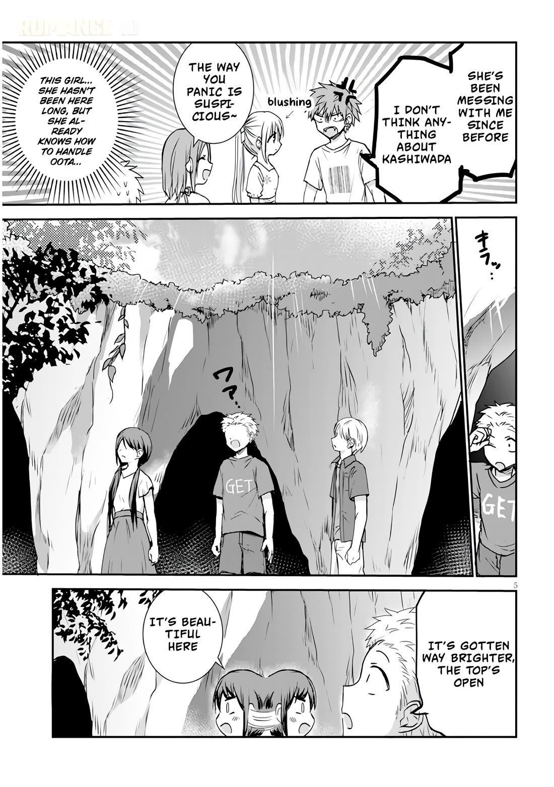 Expressionless Kashiwada-san and Emotional Oota-kun + chapter 5 page 6