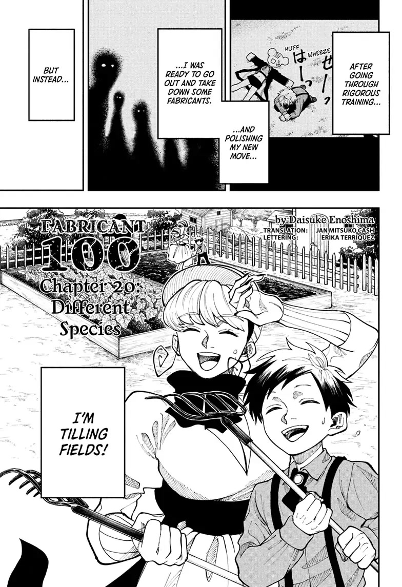 Fabricant 100 chapter 20 page 1
