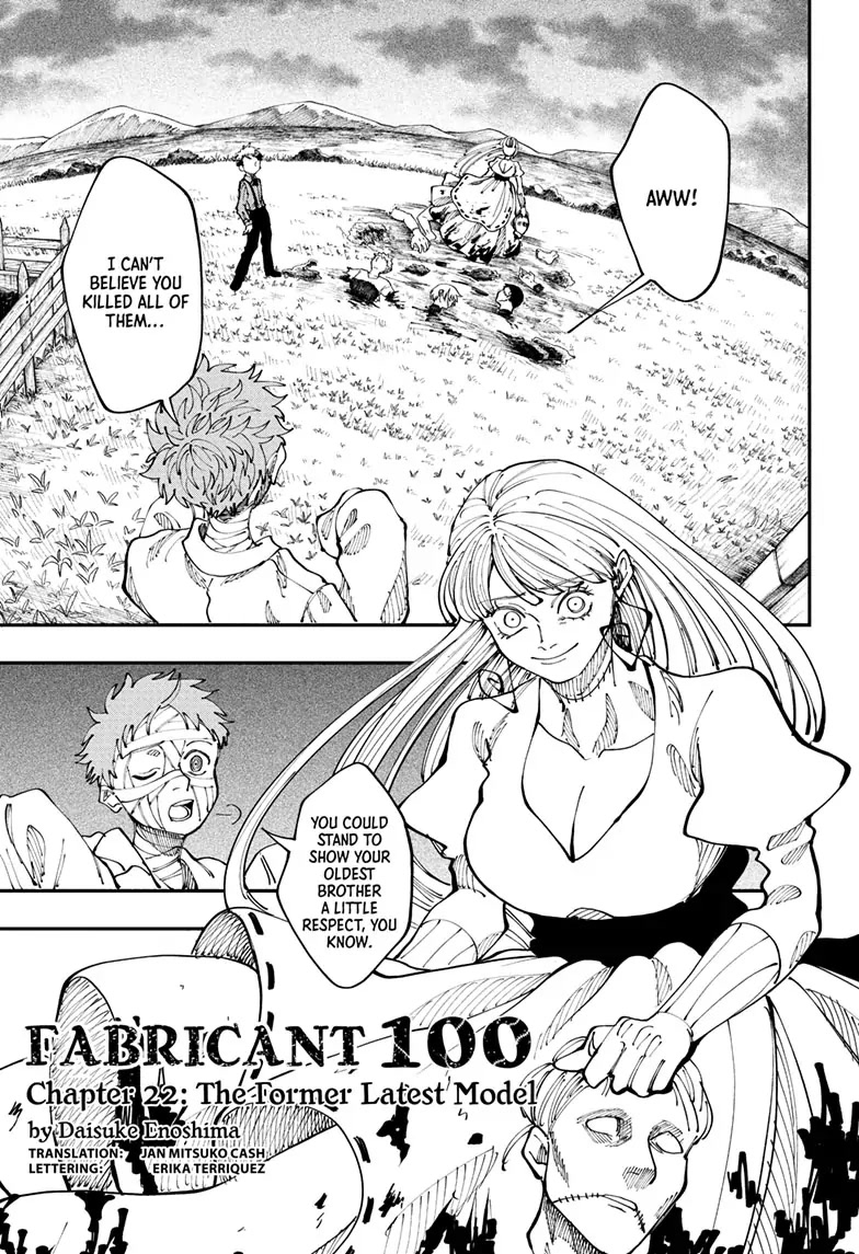 Fabricant 100 chapter 22 page 1