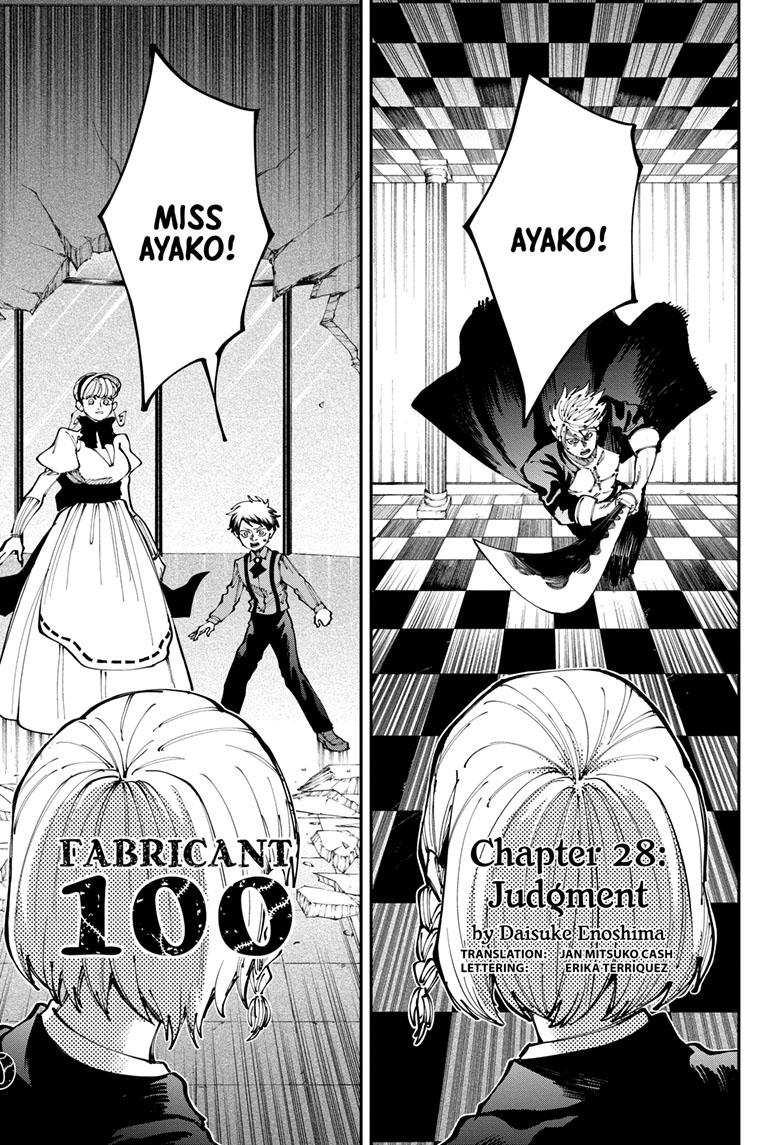 Fabricant 100 chapter 28 page 1