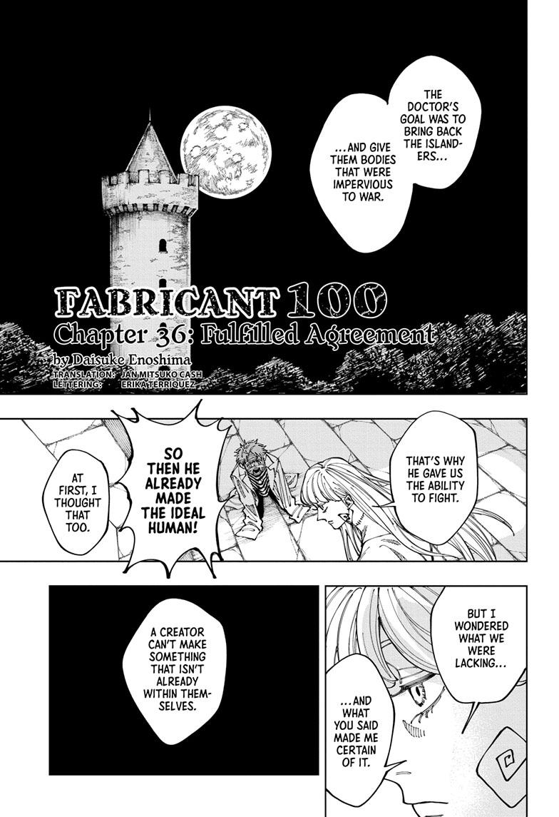 Fabricant 100 chapter 36 page 1
