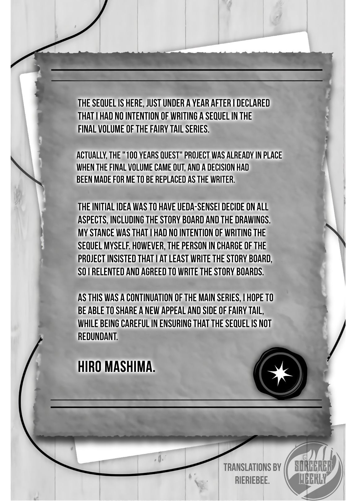 Fairy Tail: 100 Years Quest chapter 9.5 page 1