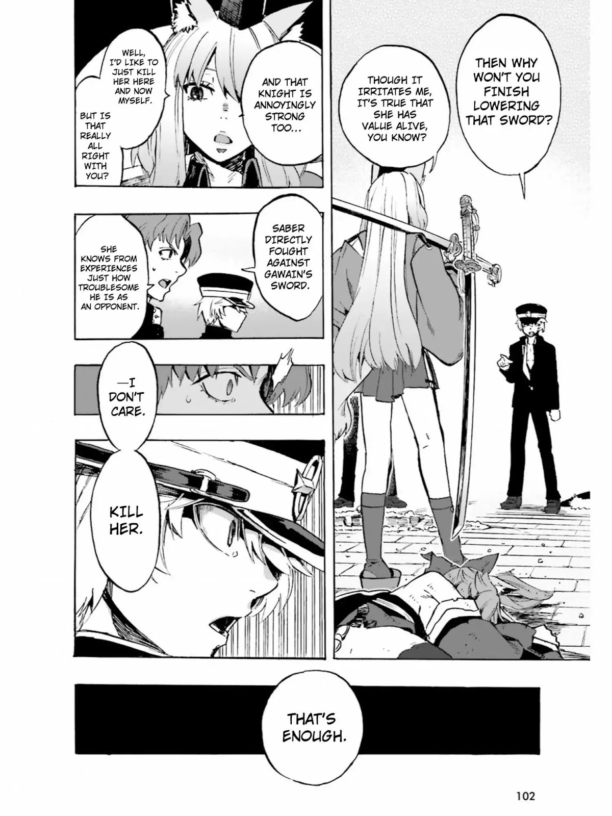 Fate/Extra CCC - Foxtail chapter 39 page 12