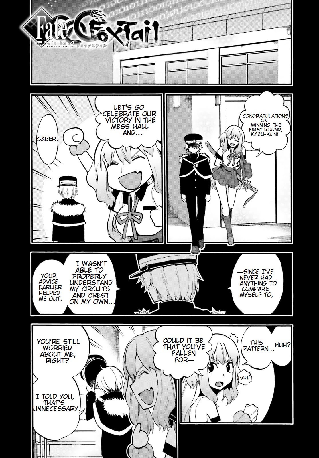 Fate/Extra CCC - Foxtail chapter 54 page 1