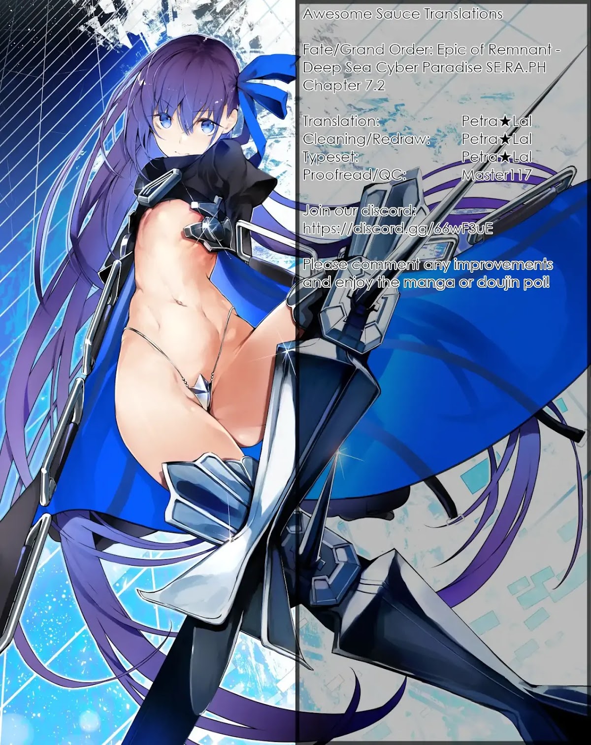 Fate/Grand Order: Epic of Remnant - Deep Sea Cyber-Paradise SE.RA.PH chapter 7.2 page 1