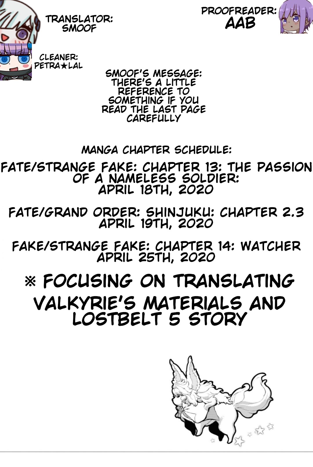 Fate/Grand Order: Epic of Remnant - Seven Duels of Swordsmasters chapter 20 page 1