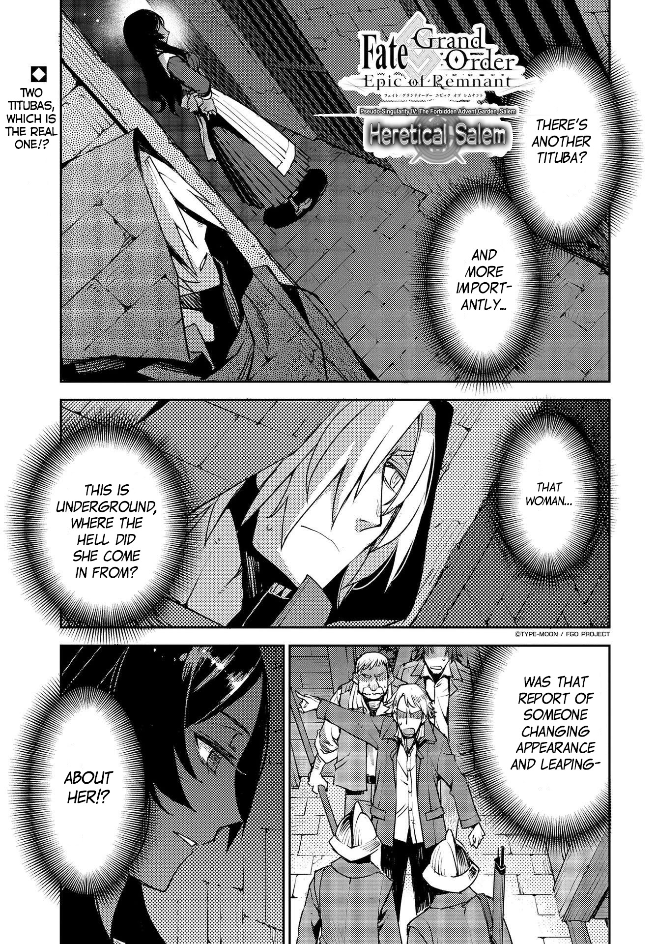 Fate/Grand Order: Epic of Remnant - Subspecies Singularity IV: Taboo Advent Salem: Salem of Heresy chapter 10 page 1