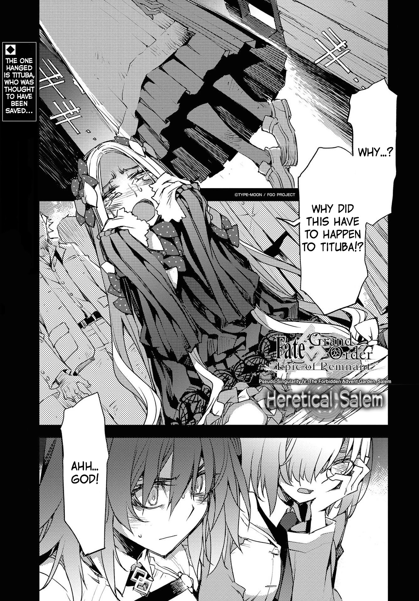Fate/Grand Order: Epic of Remnant - Subspecies Singularity IV: Taboo Advent Salem: Salem of Heresy chapter 15 page 1